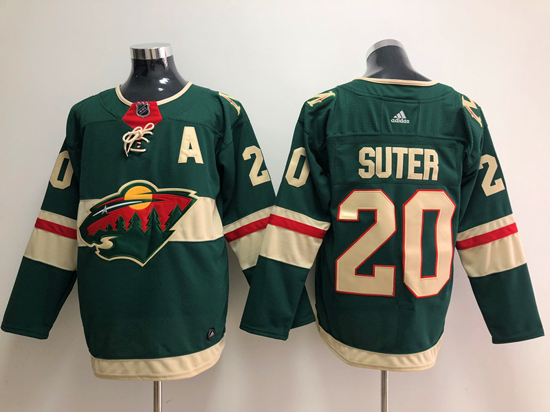 Men's Minnesota Wild Ryan Suter #20 Green Home Breakaway Jersey